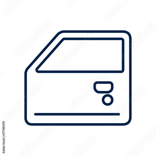 Car door vector illustration icon design trendy