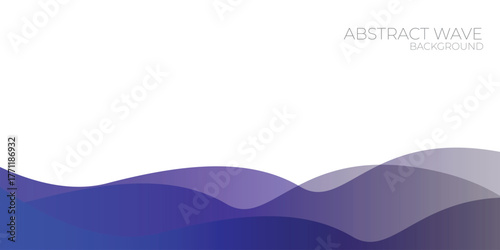 abstract blue and purple  wave background