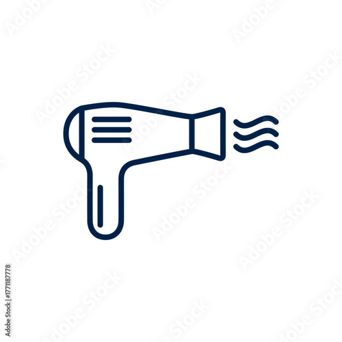 Hair dryer vector illustration icon design trendy