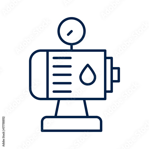 Water pump vector illustration icon design trendy