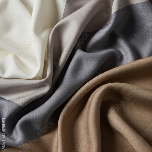 Wallpaper Design - Neutral textured wallpaper for modern interiors.