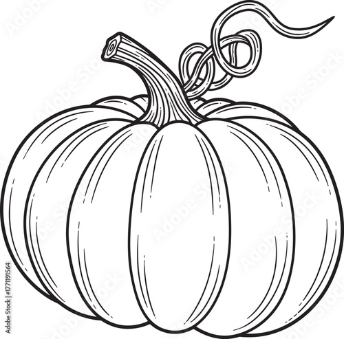 Halloween Pumpkin and Ghost Doodle Clipart Pack
