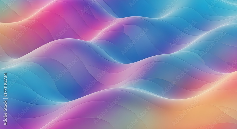 Fototapeta premium Gradient mesh abstract background with smooth color blending