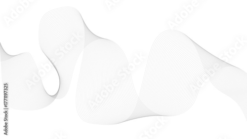 Abstract Vector Composition of Wave Lines on Transparent Background, Abstract wave element for design. Digital frequency track equalizer.