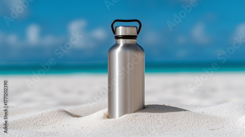 Reusable metal water bottle...