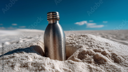 Reusable metal water bottle...