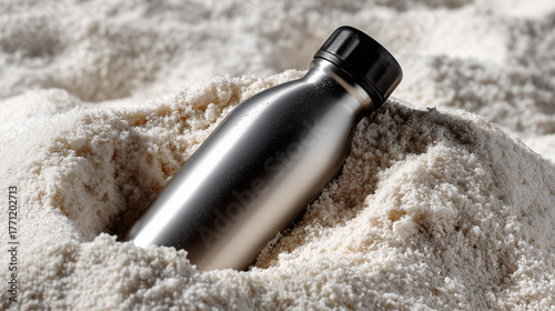 Reusable metal water bottle...