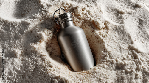 Reusable metal water bottle...
