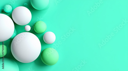 Floating 3D abstract shapes...