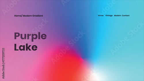 Purple Lake Modern Gradient Background