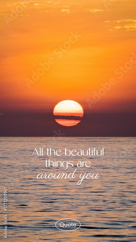 Gratitude quote mobile wallpaper template