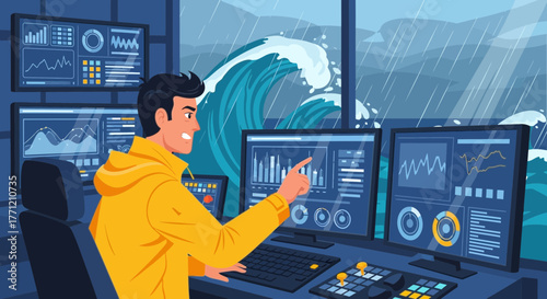 Analyzing severe weather data in real-time to mitigate potential devastation risks