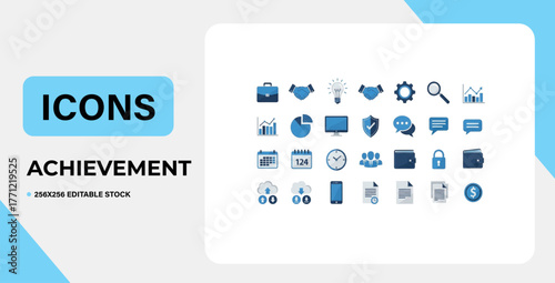 vector label and sticker set design for web and business illustration