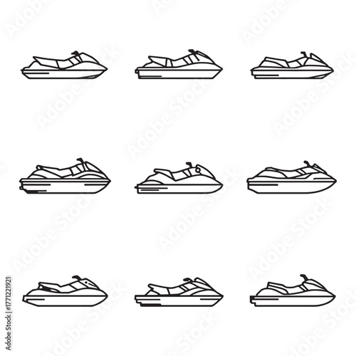 Jet Ski Adventure Across Sunny Blue Waves