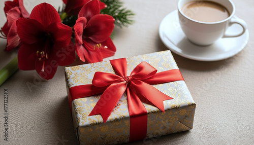 冬にプレゼントをもらう