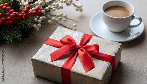 冬にプレゼントをもらう