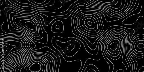 white background with abstract topographic whit color grid line topo map black background., depicting elevation changes in an abstract representation	