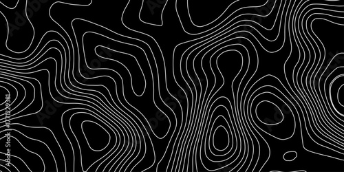 white background with abstract topographic whit color grid line topo map black background., depicting elevation changes in an abstract representation	