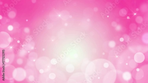 ピンク　キラキラ　ループ動画　光る　抽象的　おしゃれ　豪華　ファンタジー　玉ボケ　パーティクル　Sparkling pink glitter frame.Abstract bokeh light.Valentine's Day, Christmas,Wedding, Mother's Day.Loop video.