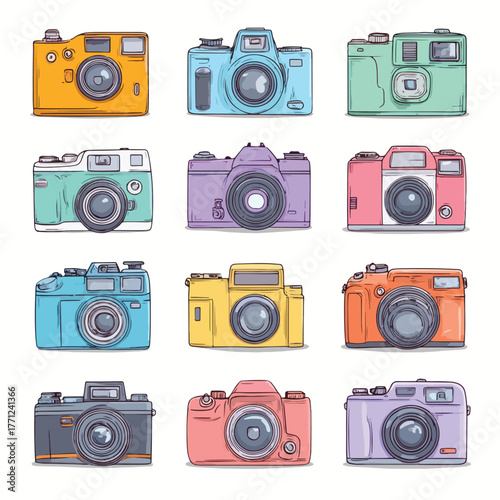 camera vector set