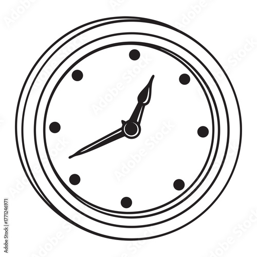 wall clock vector