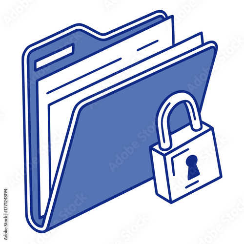 lock icon vector illustration