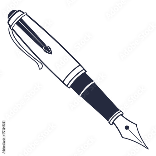 fountain pen vector
