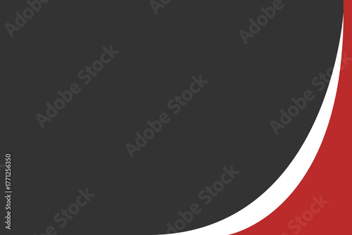 Black background with red border vector