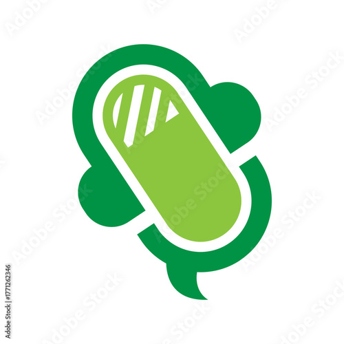 Podcast logo icon design