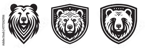 Bear Head Logos: A Collection of Distinctive Designs.