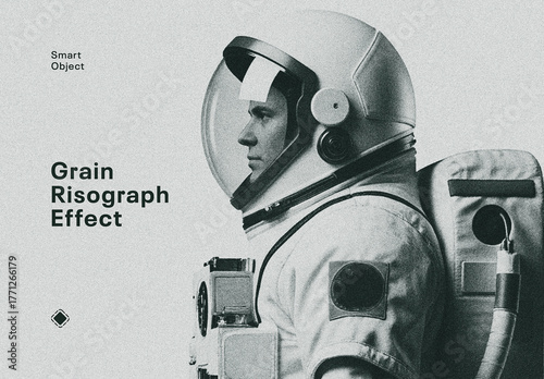 Grain Risograph Photo Effect