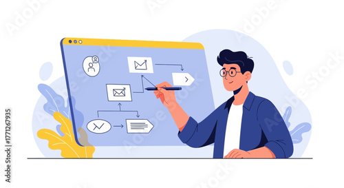 Conceptualizing Business Strategies and Digital Planning Visualized with Diagrams