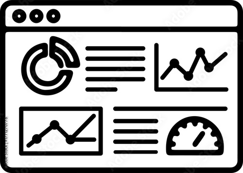 Outline of a Data Analytics Dashboard Interface