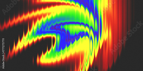 Rainbow light Glass textures add noise vintage background gradient color abstract art design.