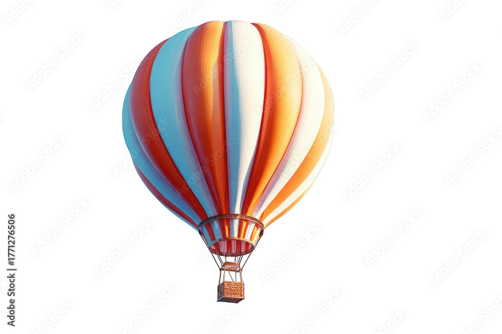 Fototapeta premium A vibrant hot air balloon (1)
