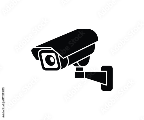 Simple security camera vector illustration