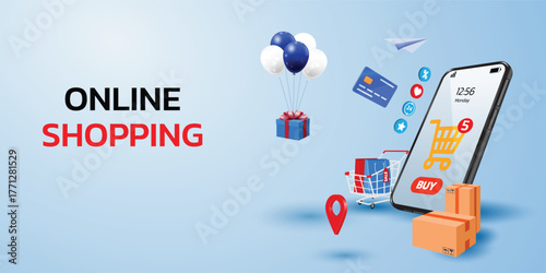 Online Shopping Concept