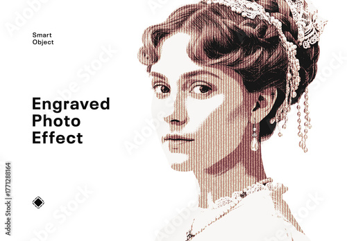 Engraved Photo Effect