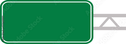 Realistic Traffic Sign Icon.Realistic Road Signs Indicating Height Restrictions and Clearance Warnings, Displayed on Metal Pole.signs for information of road direction, maps, text or banner.