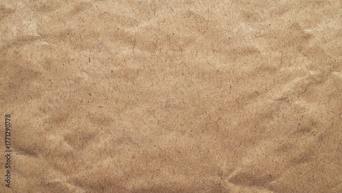 Background of brown kraft paper or cardboard texture. Abstract pattern of beige rough carton. Old brown vintage paper texture background. Vector design.