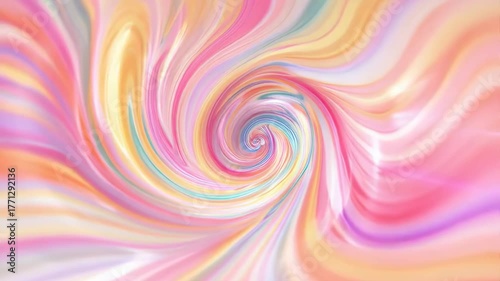 Wallpaper Mural Vibrant Pastel Swirl Abstract Background with Soft Focus and Gentle Light Torontodigital.ca