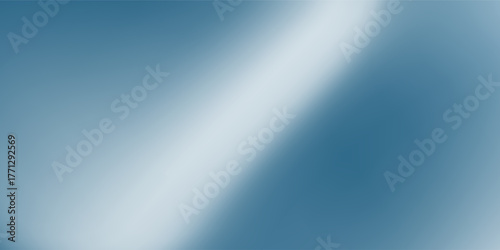 Aesthetic abstract blue background for product presentation with sunlight and blurred modern ilustrator