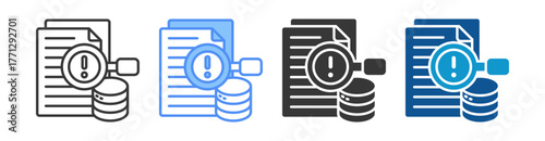 Information Icon Set Multiple Style Collection