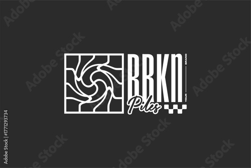 typography streetwear urban fashion template for printing