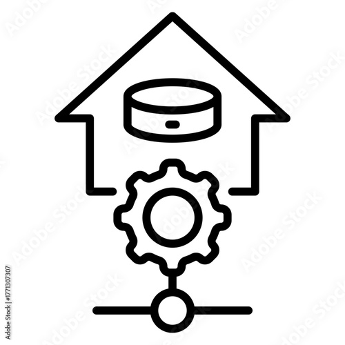 Data warehouse icon