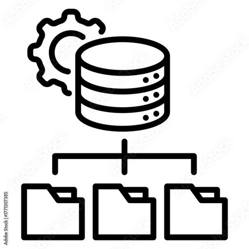 Data management icon