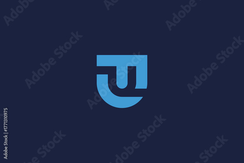letter fu logo icon design