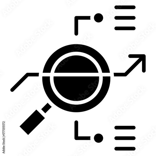 Causal analysis icon