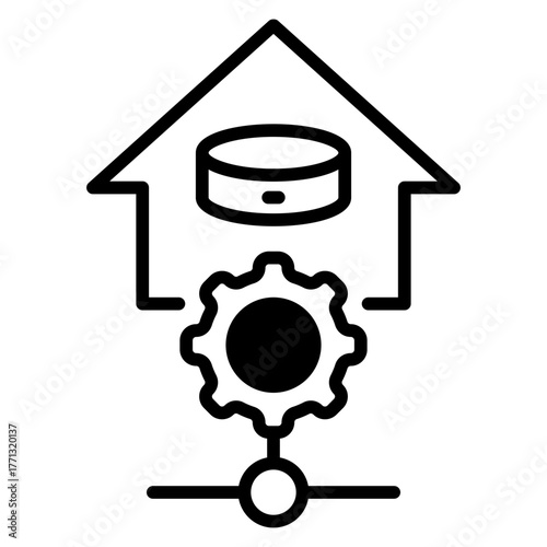 Data warehouse icon