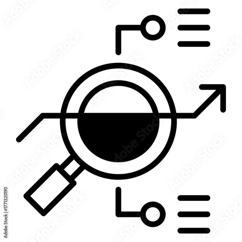 Causal analysis icon